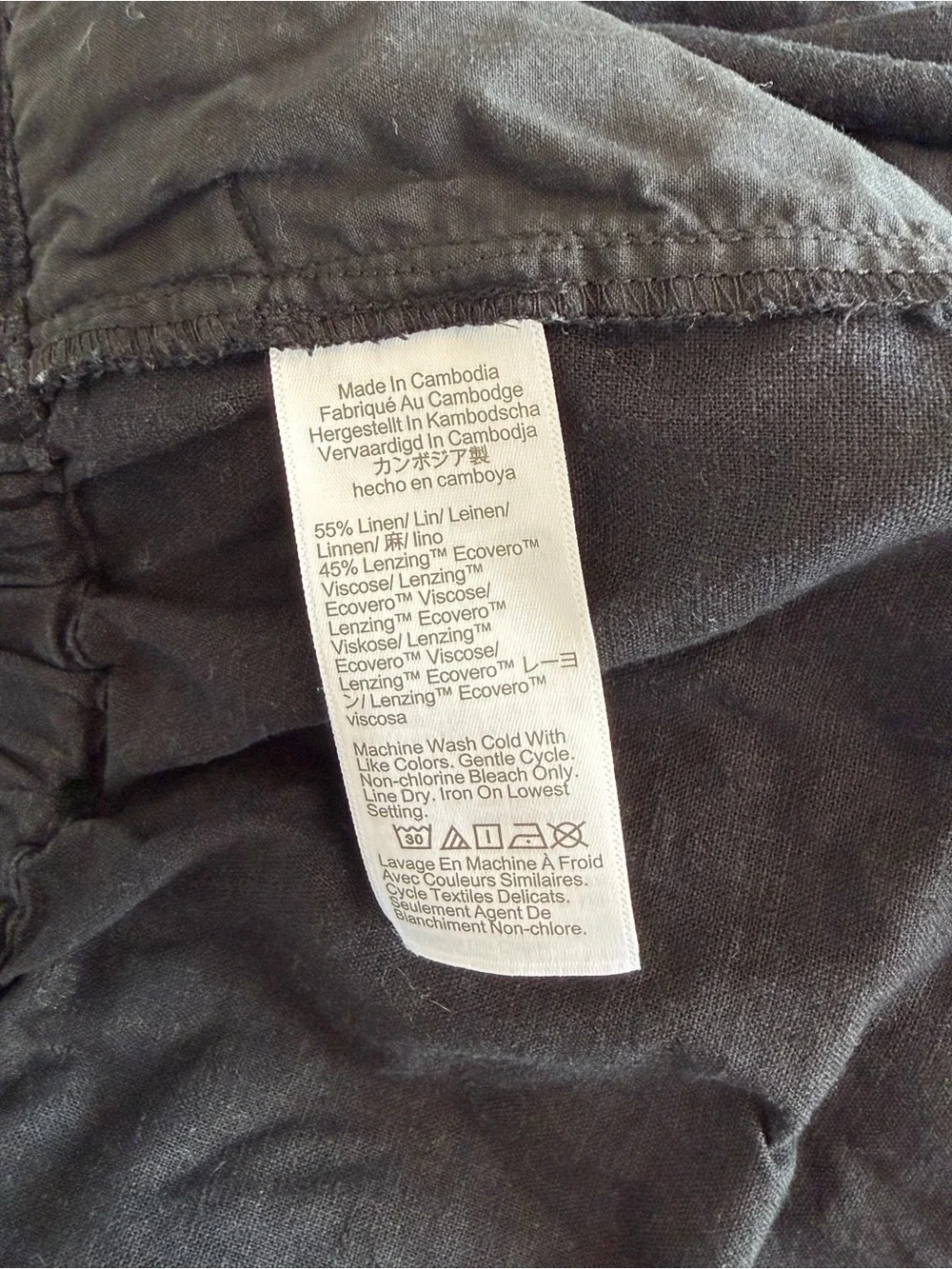 Madewell | Solid Linen Blend Shorts